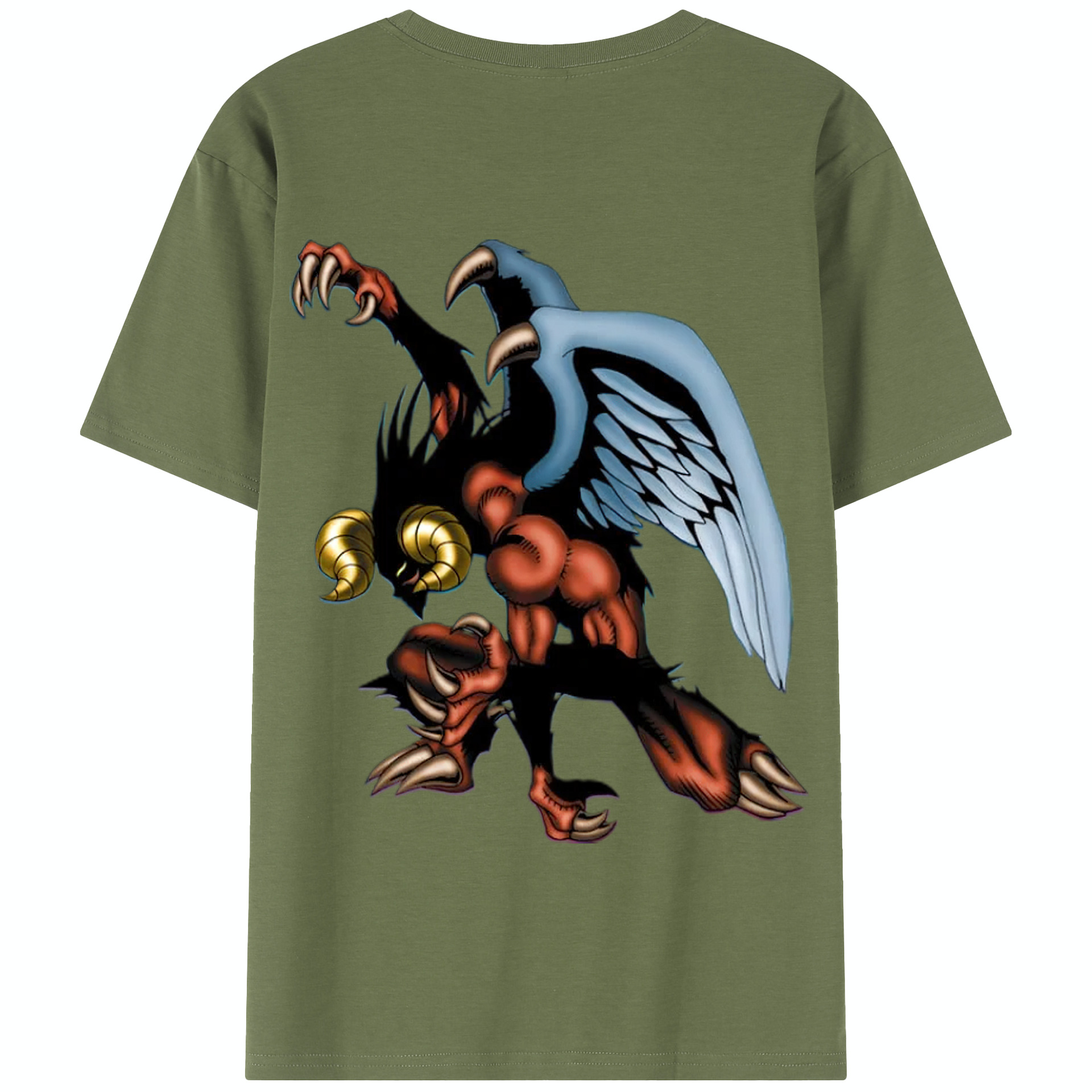 （画像用） 遊☆戯☆王 Yu-Gi-Oh! 綿100％半袖Tシャツ（背面プリント）